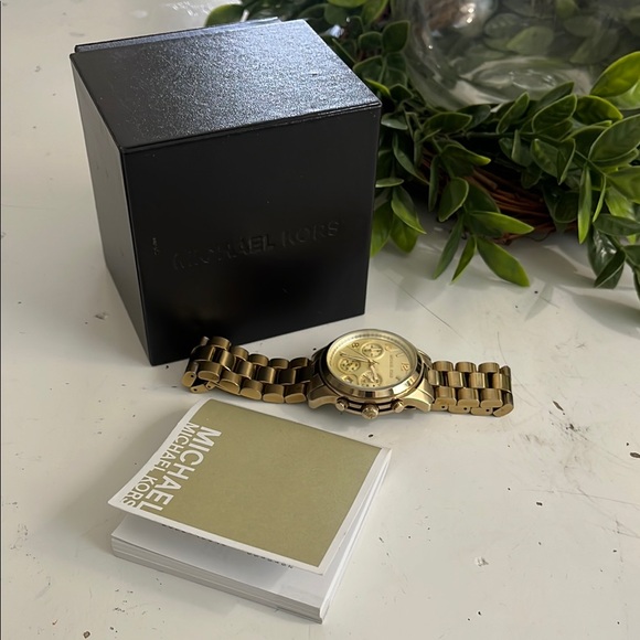 Michael Kors Gold-Tone Watch - Picture 1 of 11